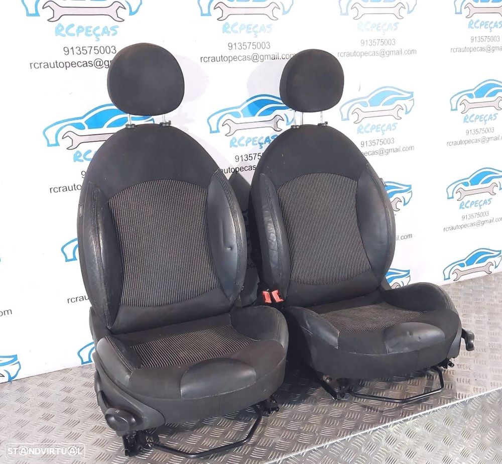 BANCO BANCOS MINI COOPER S R56 MINI ONE D COOPER D PELE TECIDO AIRBAG QUARTELA QUARTELAS - 10