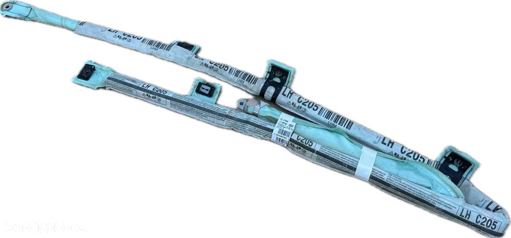 KURTYNA LEWA PODUSZKA SRS DACHOWA AIRBAG MERCEDES C W205 C205 COUPE ORYGINAL DEMONTAZ 2058602902 - 3