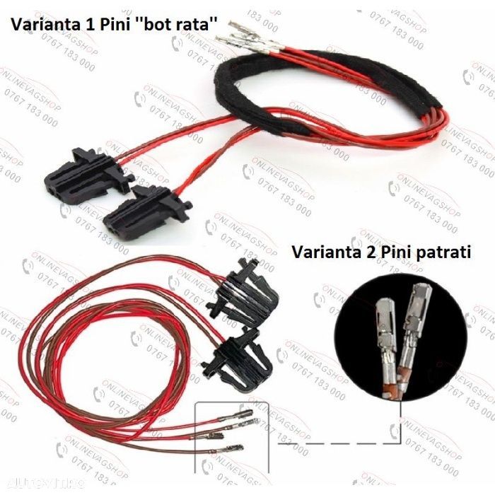 Cablaj lampi lumina avertizare usi VW Golf 5,6, Passat CC B6, B7 - 1