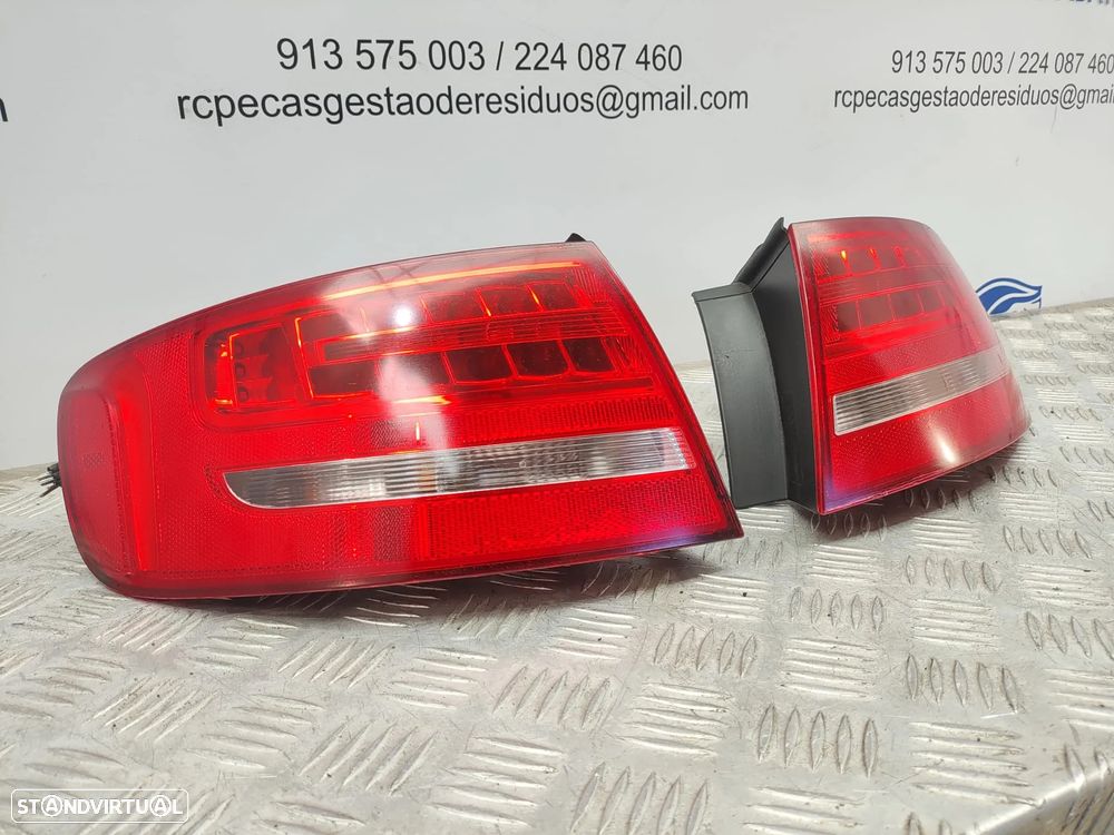 Farolim Tras Traseiro Esquerdo Direito Original Audi A4 B8 8K Carrinha Avant LED 8K9945095B 8K9945096B 2007 - 2015 - 14