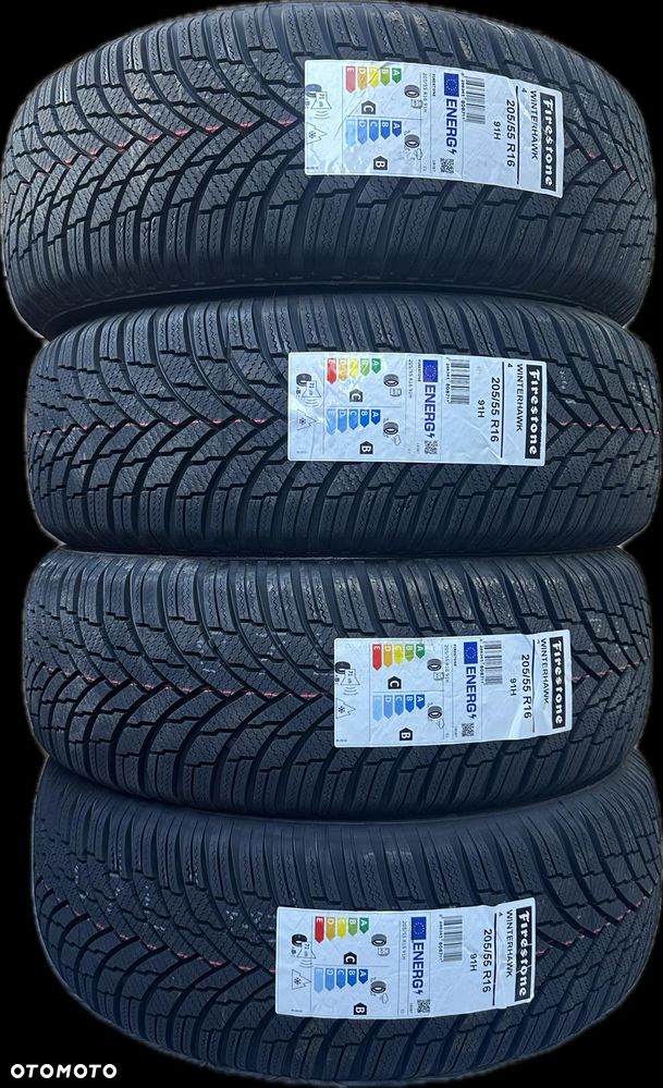 4 x 205/55R16 Firestone Winterhawk 4 - 1