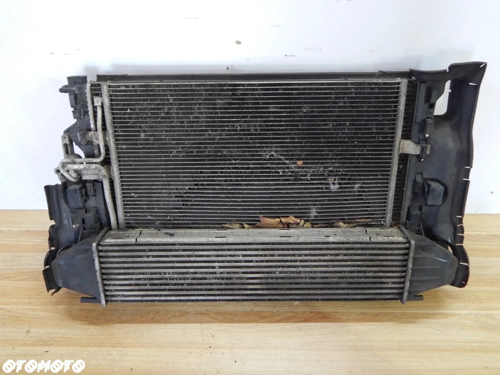 Chłodnica wiatrak moduł intercooler przód 2.0 2.4 Volvo XC60 I 08-17 Łuków części - 4