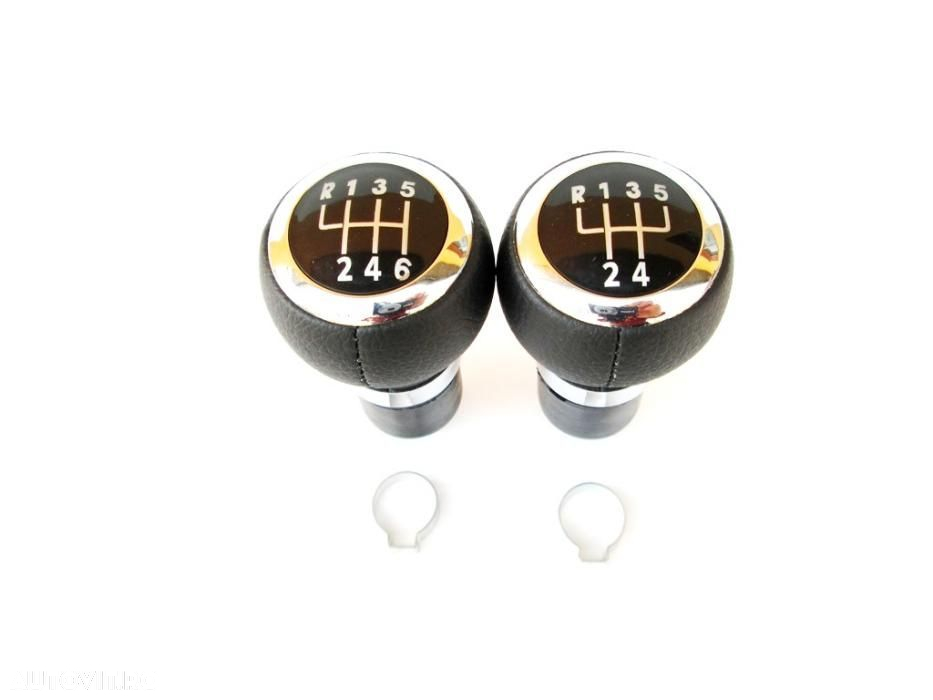 Nuca schimbator piele VW Passat B6,CC,3C,B7 5 sau 6 viteze - 3