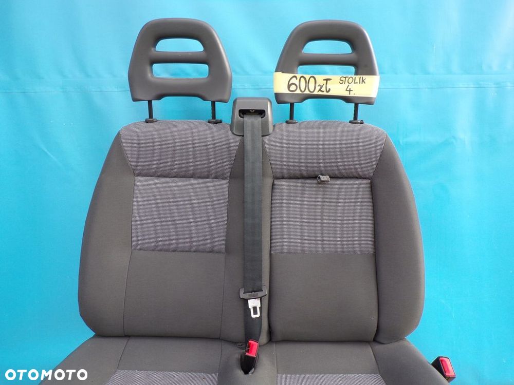 DUCATO BOXER JUMPER 2006- fotel PODWÓJNY KANAPA pasażera prawy ze STOLIKIEM - 1