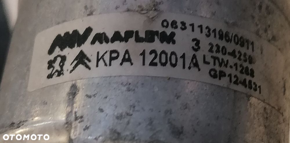 CITROEN BERLINGO III 11r 1.6 VTI PRZEWÓD KLIMATYZACJI KPA12001A - 2