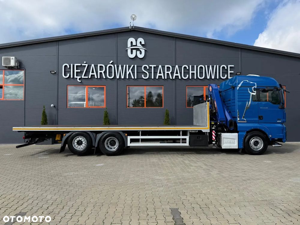 MAN MAN TGX 26.520 // E6 // Klimatyzacja / PLATFORMA Z ŻURAWIEM PM 23P // dźwig, pomoc drogowa, crane, kran // Świeżo sprowadzony z Niemiec - 9