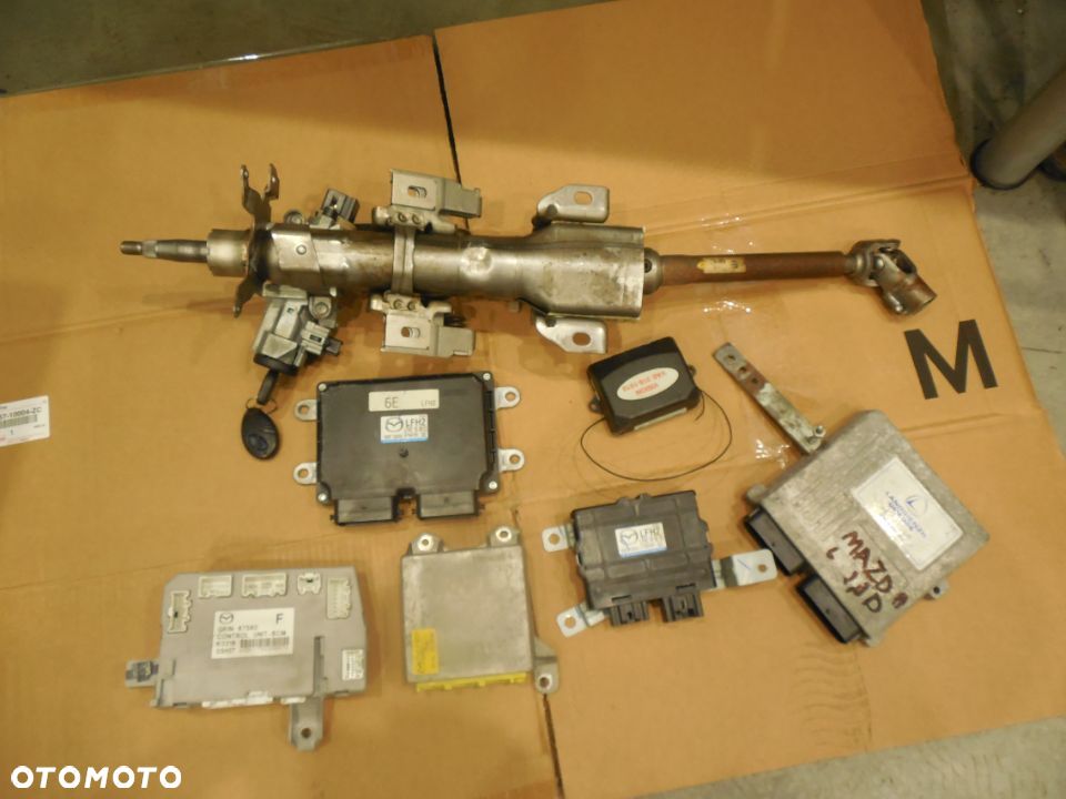 Zestaw Startowy Komputer stacyjka pętla kluczyk MAZDA 6 2.0 BENZYNA KOMPLET 616467000  LFH218881C - 1