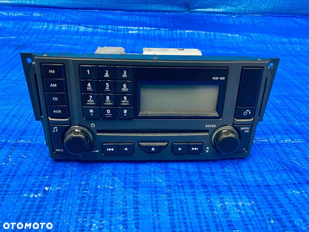 TUNER RADIO RADIOODTWARZACZ CZYTNIK JEDNOSTKA NAWIGACJI MULTIMEDIA LAND RANGE ROVER DISCOVERY III SPORT L320 2005- ; VUX500340 ORYGINAŁ - 1