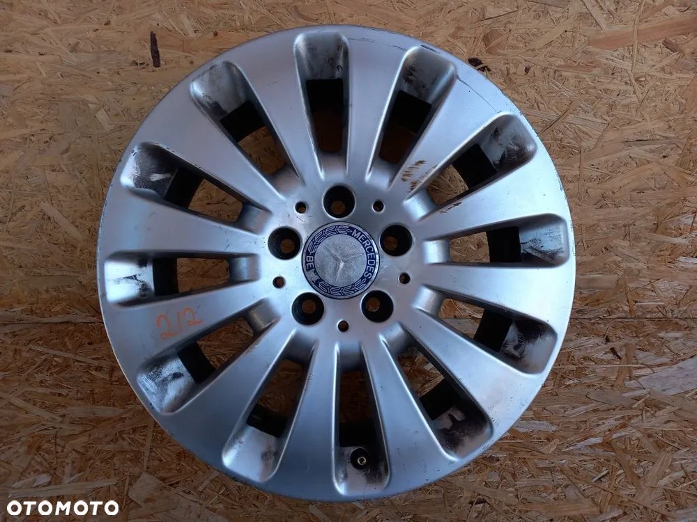 felga aluminiowa r16 7.0jx16h2 et43 5x112 mercedes w204 c-klassa a2044010602 - 6