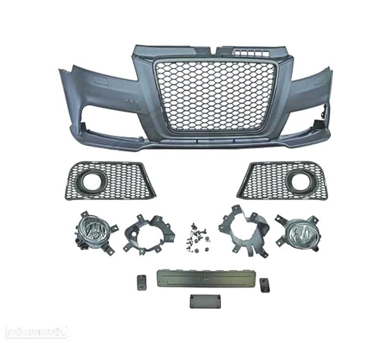 PARA-CHOQUES FRONTAL AUDI A3 8P 08-12 LOOK RS3 PDC + NEVOEIRO - 2