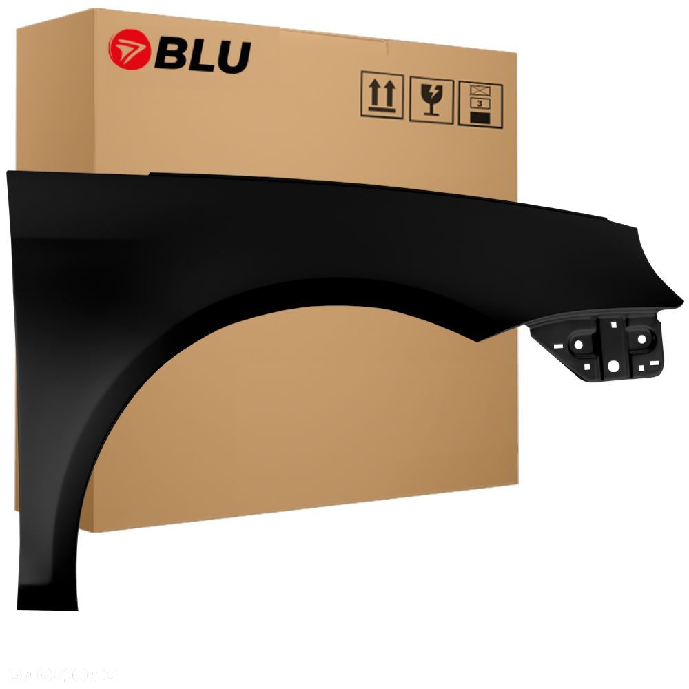 BLU Błotnik VW EOS LC9X prawy czarny 06-15 przód TiefSchwarz - 1