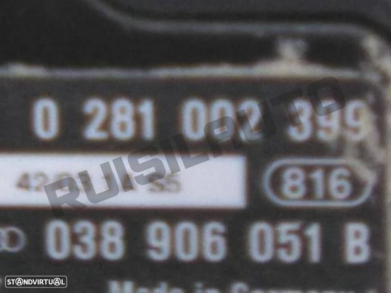 Sensor De Pressão 0389_06051b Seat Cordoba Saloon (6l) [2002_20 - 8