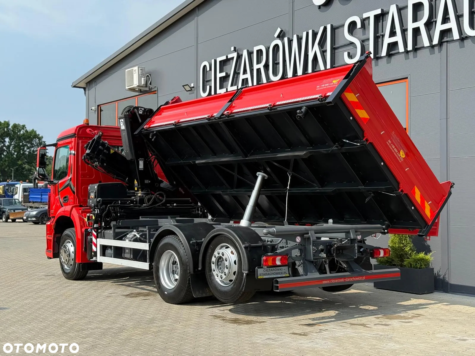 Mercedes-Benz AROCS 2532 // E6 // wywrotka 3-Stronna + HIAB HIDUO 158 B-2 // 6x2 6x4 HDS żuraw kran crane kiper kipper // Actros Antos - 14