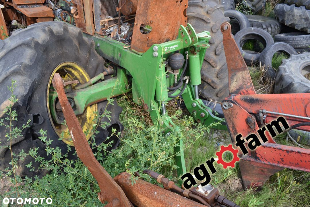 John Deere części używane 3650 3050 3350 silnik most skrzynia zwolnica piasta zębatka koło zębate oś - 4