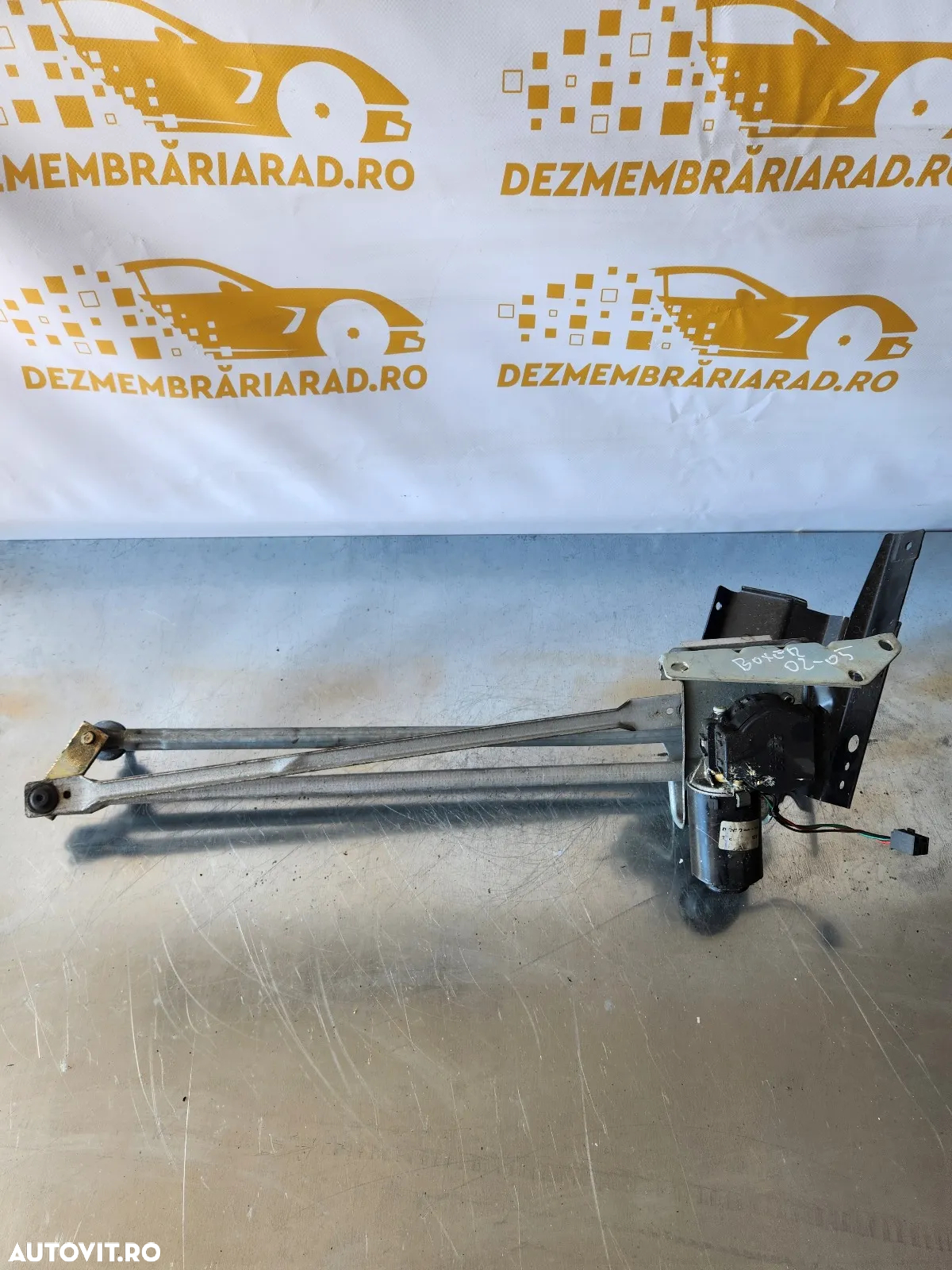 Ansamblu Motoras Stergatoare Stergator Peugeot Boxer Citroen Jumper Fiat Ducato An 2002-2003-2004-2 - 2