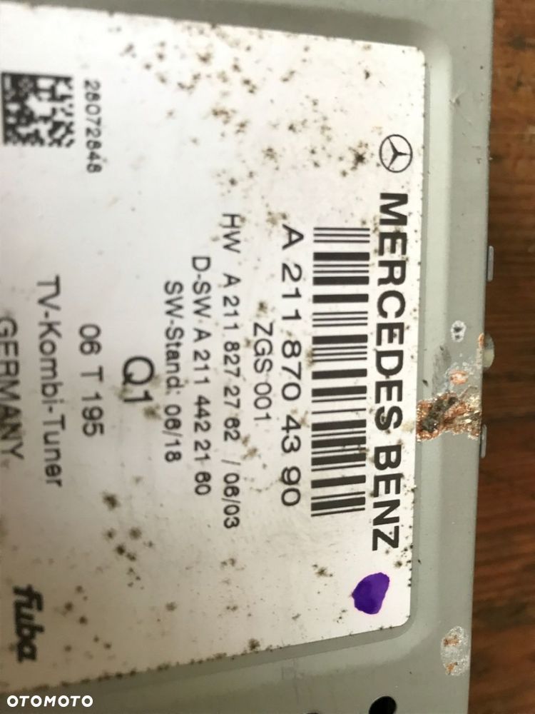 MERCEDES gl 164 211 tuner tv A 2118704390 - 3