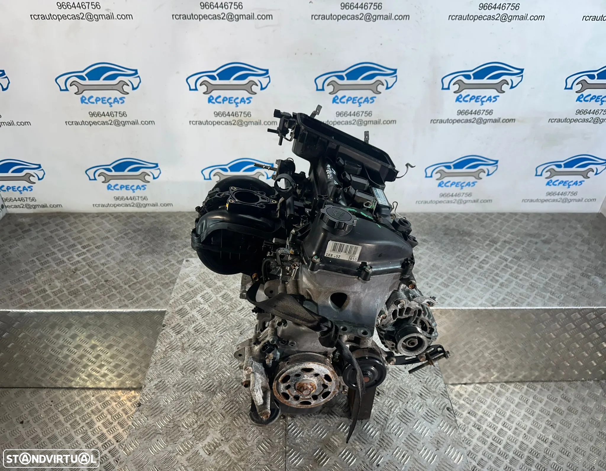 .Motor Completo 1KR-FE B52 PSA Citroen Peugeot Toyota Daihatsu 1.0i 12v - 7