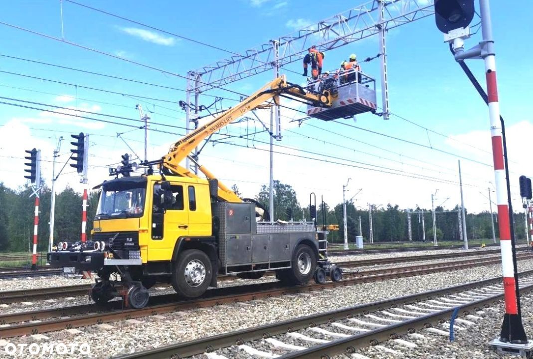 Volvo F6 KOLEJOWY PODEST PLATFORMA DWUDROGOWY DWUDROŻNY Tramwaje Kolej - 1