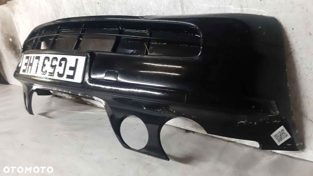 ^ ZDERZAK PRZÓD PRZEDNI DO BMW E46 3 COMPACT SCHWARZ II 2 CZARNY HALOGENY - 4