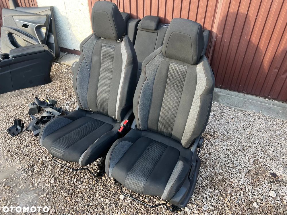 FOTEL FOTELE KANAPA SIEDZENIE BOCZKI TUNEL PASY KOMPLET PEUGEOT 3008 II 2021 ROK SUPER STAN - 4