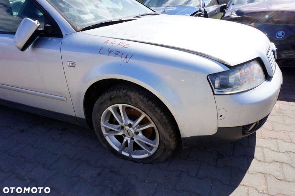 MASKA ZDERZAK BŁOTNIKI LAMPY A4 B6 LY7W  AUDI 2000-2006 SREBRNY PRZÓD KOMPLETNY - 19