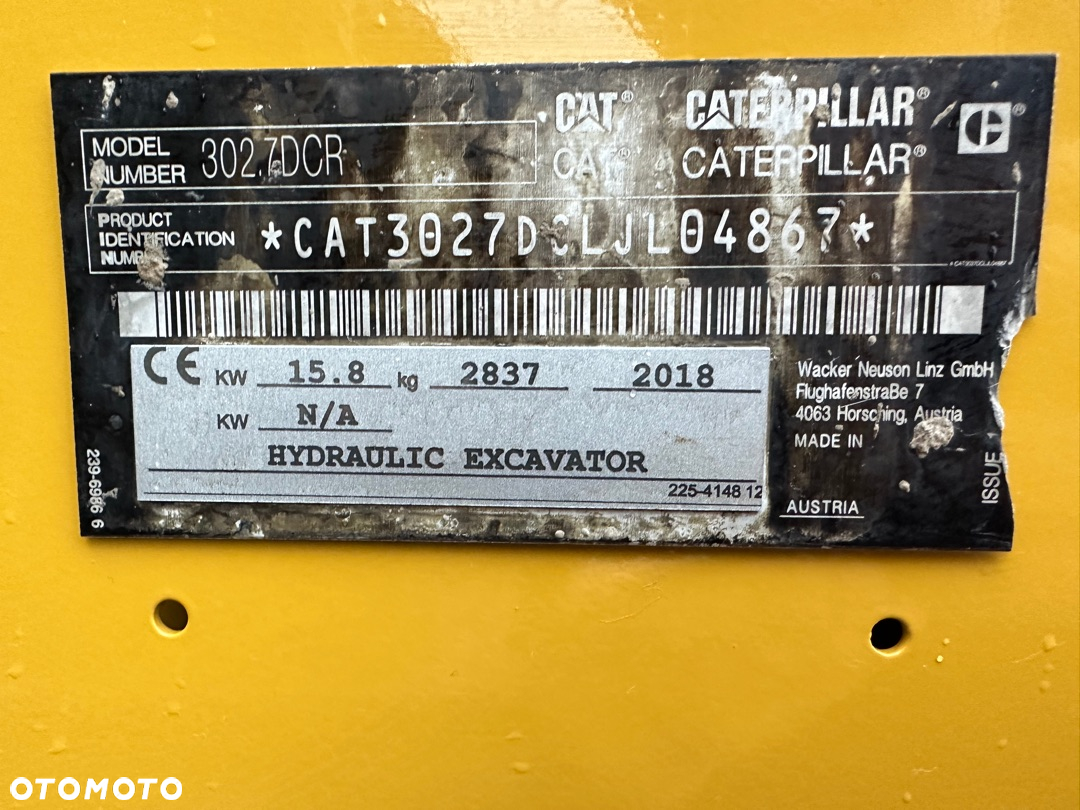 Caterpillar 302.7 D CR - 41