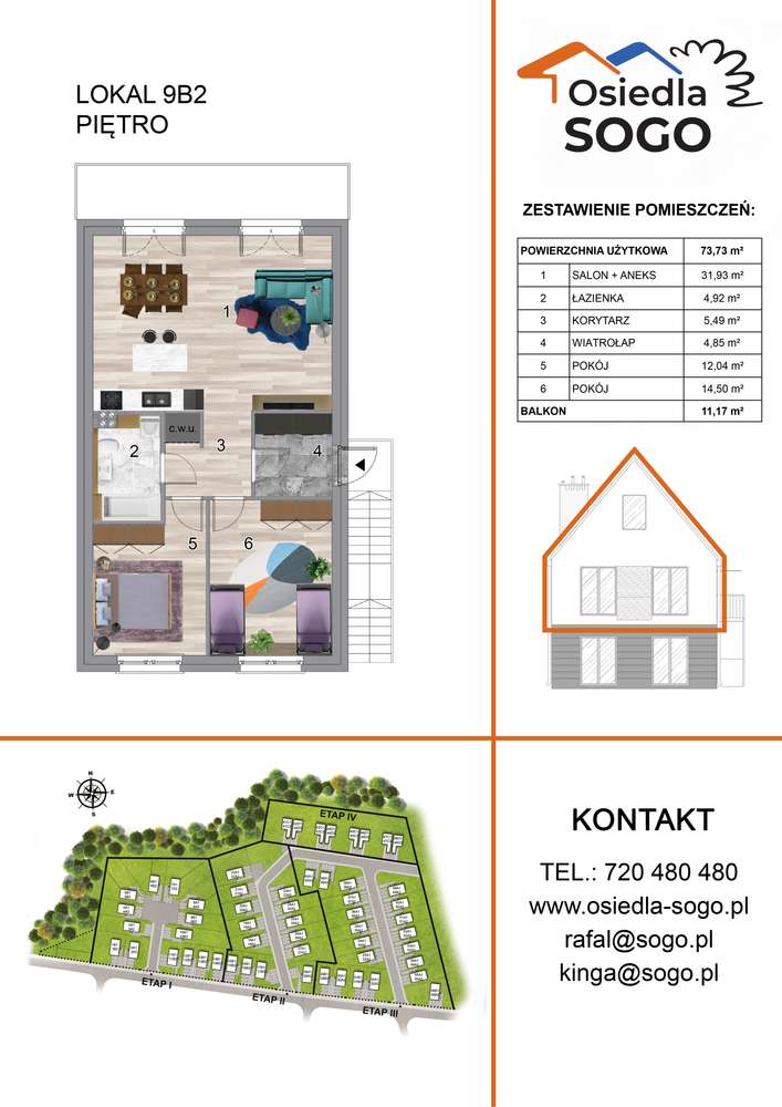 Bezczynszowy APARTAMENT -114 m² możliwości -blisko lasu i SZKOŁY
