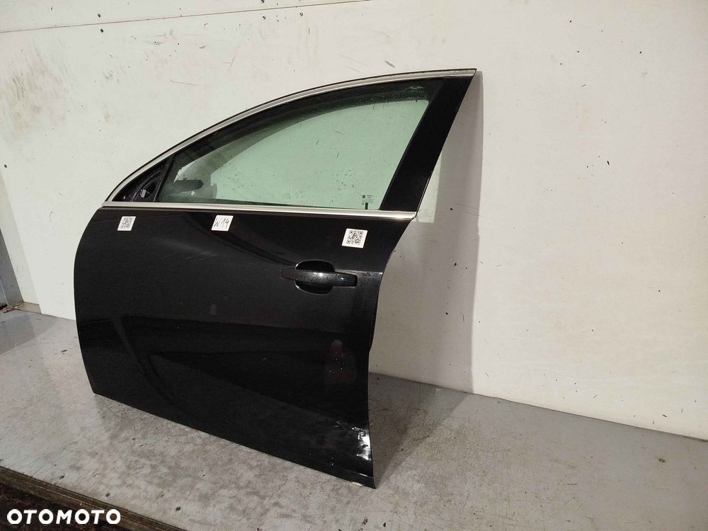 + DRZWI PRZÓD PRZEDNIE LEWE OPEL INSIGNIA A I 1 Z22C CZARNE - 2