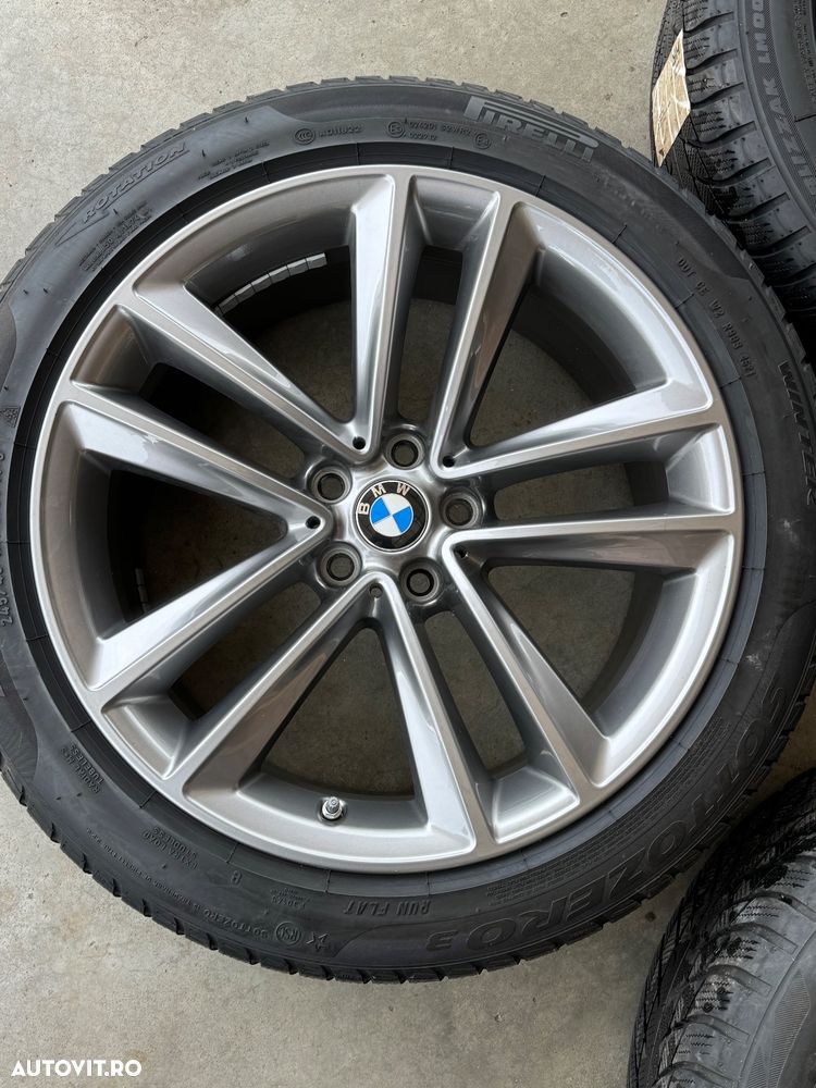 Vând jante originale BMW G11-G12 seria 7 pe 19” cu anvelope de iarnă - 5
