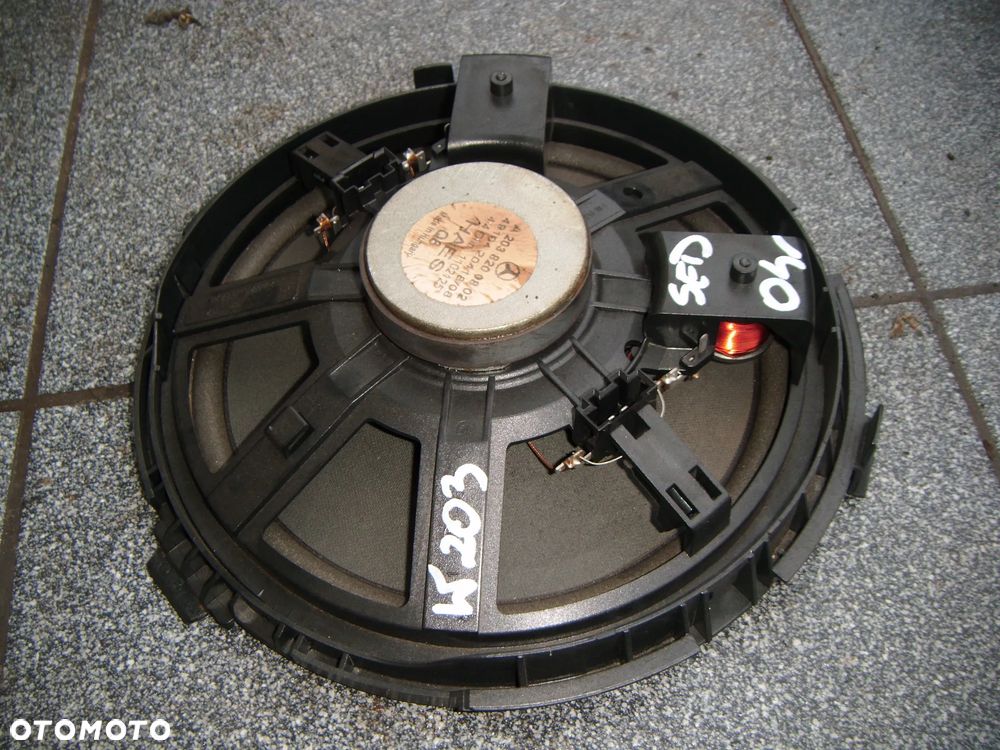 mercedes w203 sedan głośnik- subwoofer a2038200802 - 2