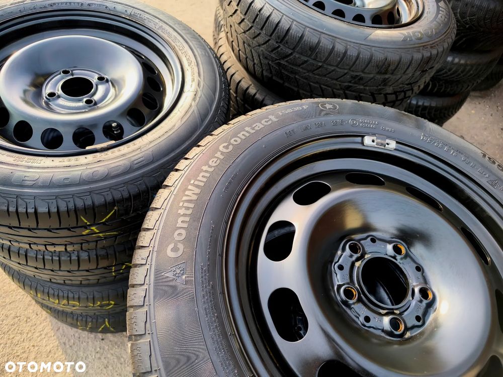 5x112 Felgi Stalowe Stal 16 Koła Zimowe Zima BMW Seria 2 F45 F46 Gran Tourer Active Tourer MERCEDES C KLASA W205 Legnica ALU-RAD 195/65 TPMS 7,5mm - 6