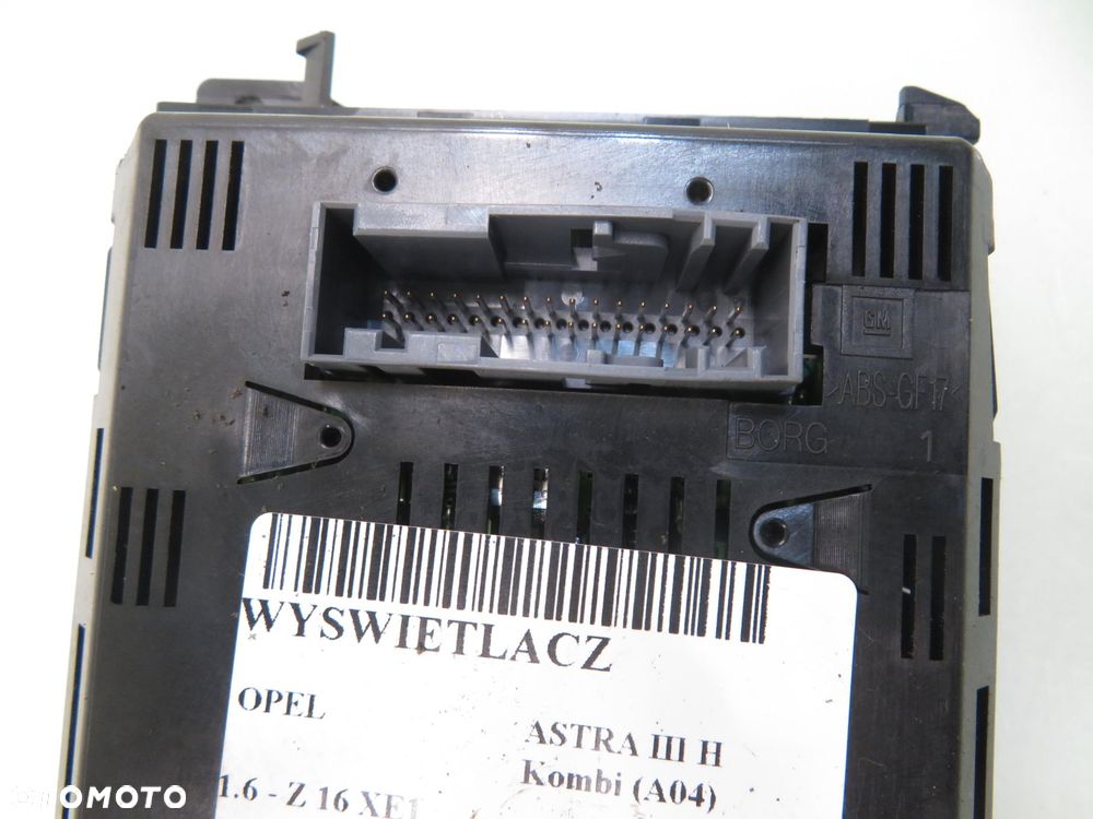 RADIO CD30 OPEL ASTRA III H 13154304 7643103310 13111165 - 4