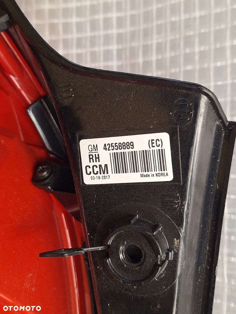 lampa tyl tylna prawa opel mokka a I 2012-2016 42558889 europa orginal demontaz - 5
