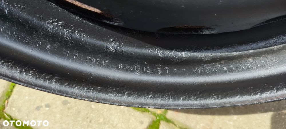 FELGI STALWE 4x108 6.5J x15 CALI ET27 CITROEN PEUGEOT KOMPLET 4 SZTUKI - 6
