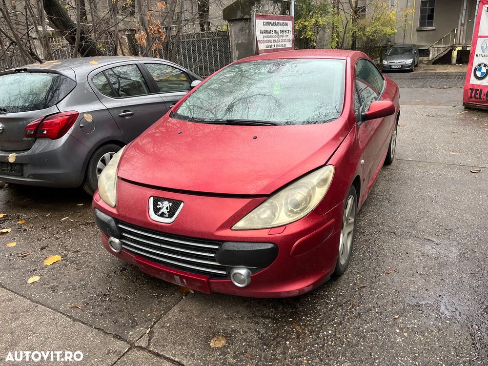 Bara fata Peugeot 307 CC cabrio facelift visiniu 2006 - 11