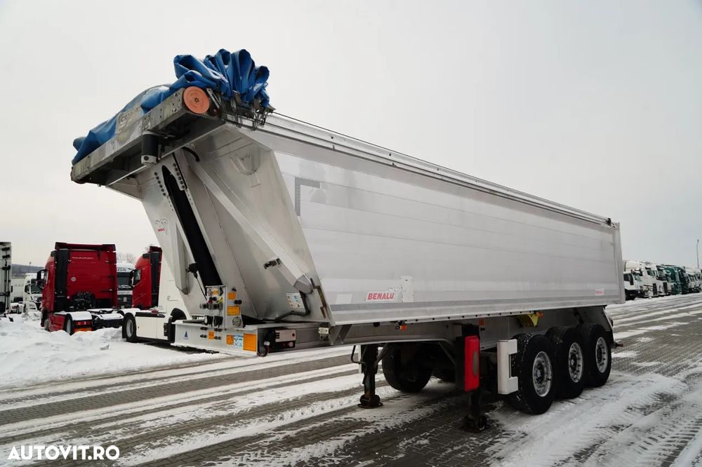 Benalu BASCULĂ BENALU / 27 m³ / ALUMINIU / AXĂ RIDICATĂ / GREUTATE: 5.100 KG / PERDĂ ELECTRICĂ - 4