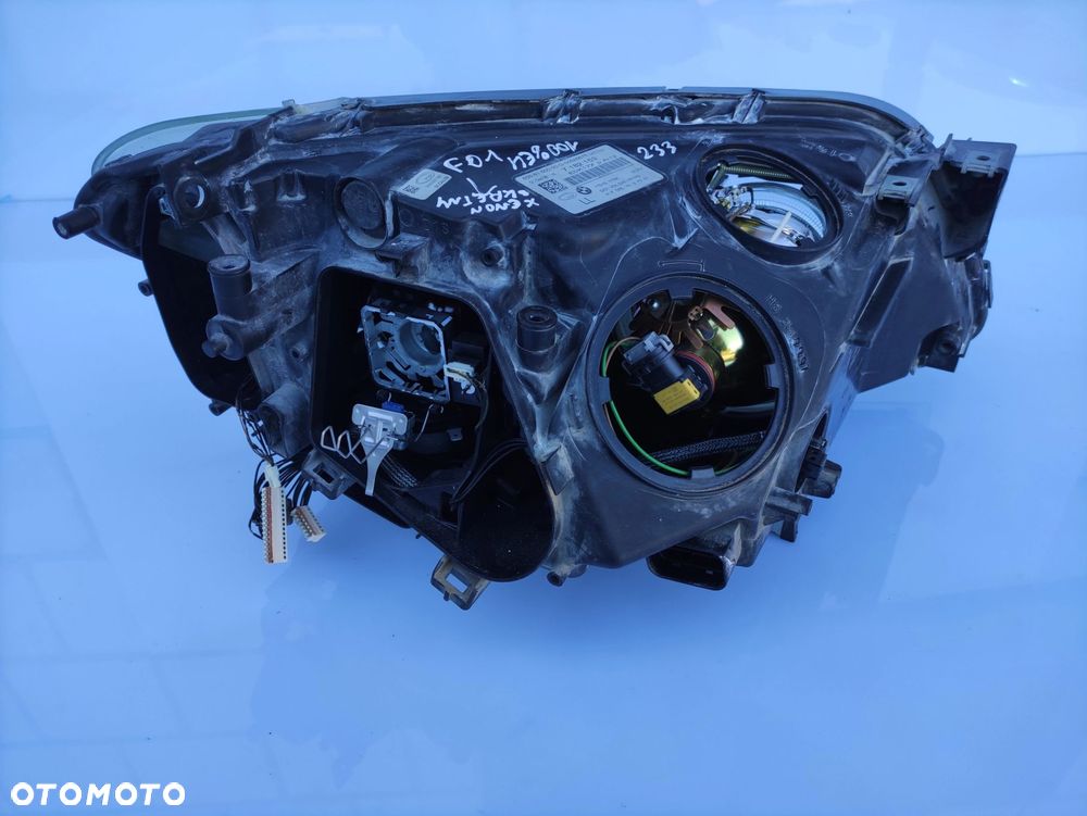 LAMPA LEWY PRZÓD PRZEDNIA BMW F01 F02 F04 XENON SKĘTNY EUROPA - 7