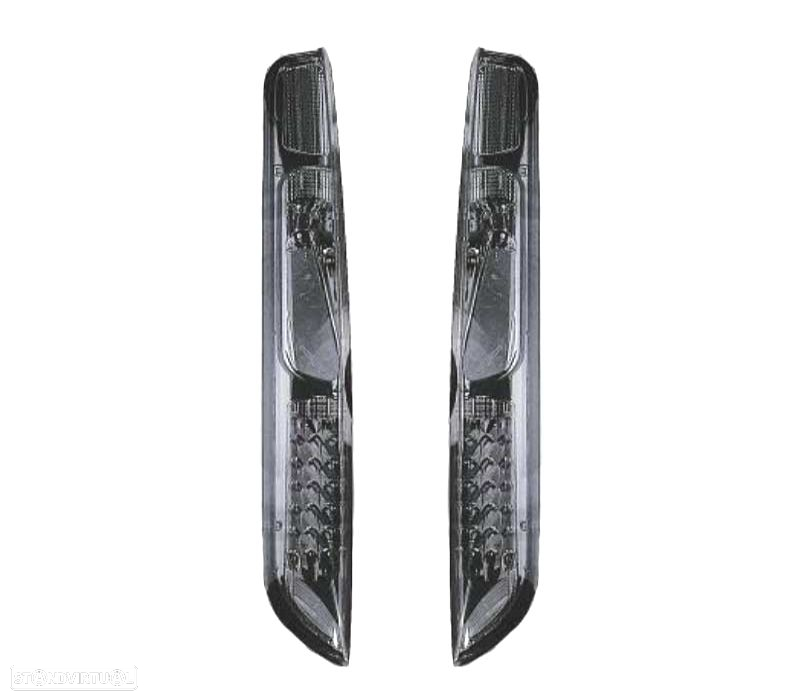 FAROLINS TRASEIROS LED PARA FORD FOCUS 08-11 CROMADO ESCURECIDO - 2