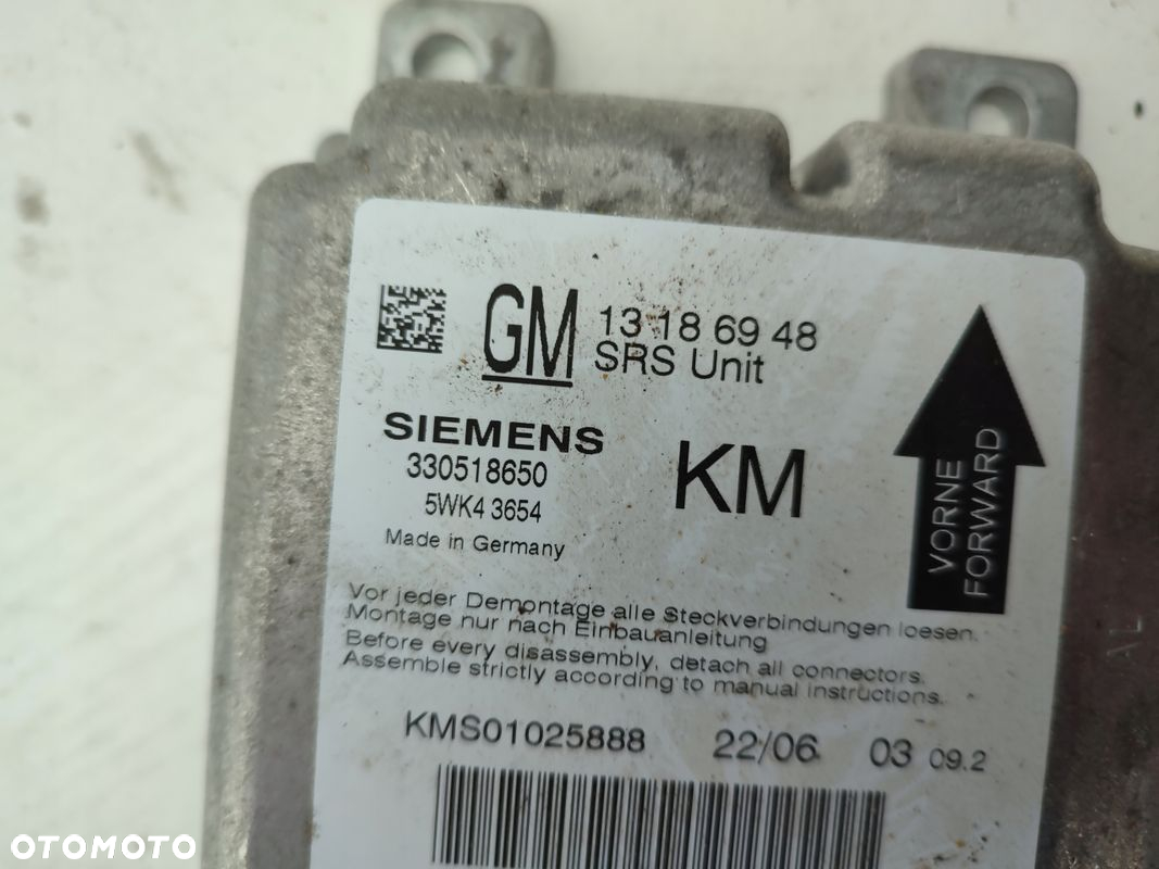 Moduł AIRBAG OPEL SIGNUM VECTRA C LIFT 13186948 EUROPA - 3