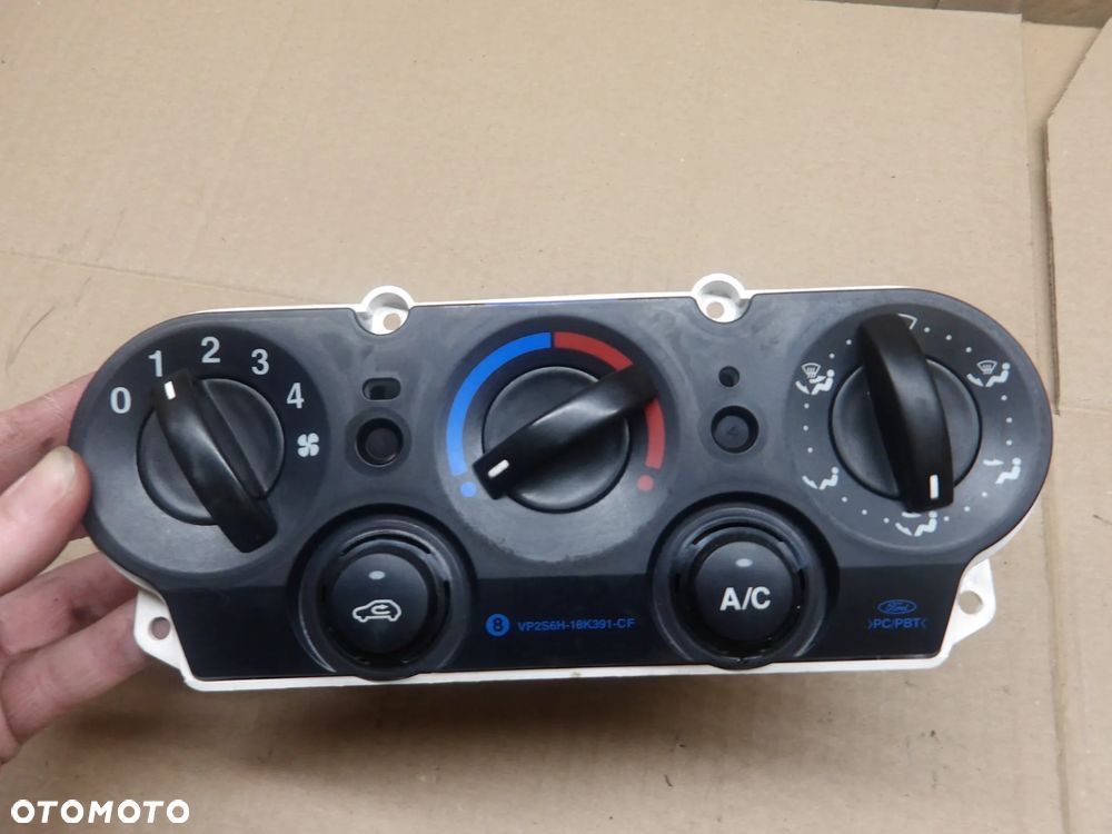 FORD FIESTA MK6 1.3B PANEL STEROWANIA NAWIEWU 2S6H19980BD - 1