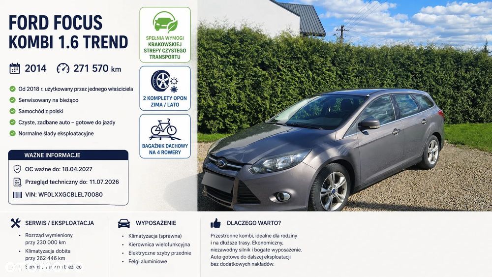 Ford Focus 1.6 TDCi Trend - 1