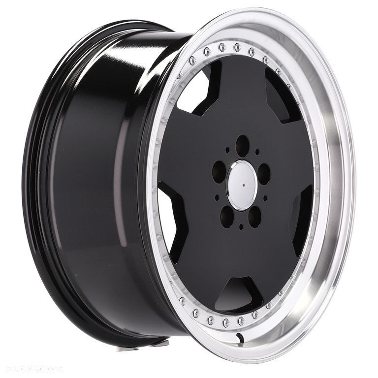 4x Felgi 18 m.in. do MERCEDES AMG E W124 W210 W211 W212 S W126 SEC Czarne Monoblock - B5852 - 8