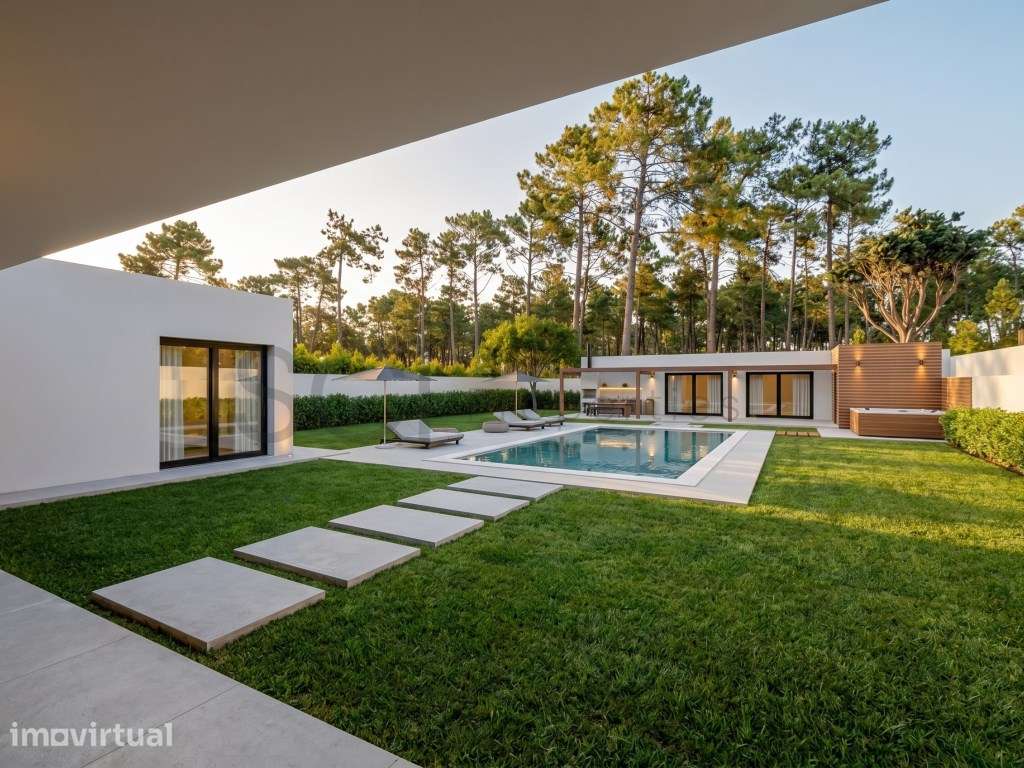 Moradia T5 Luxo | Verdizela | Piscina | Vista Apostiça - Grande imagem: 3/38