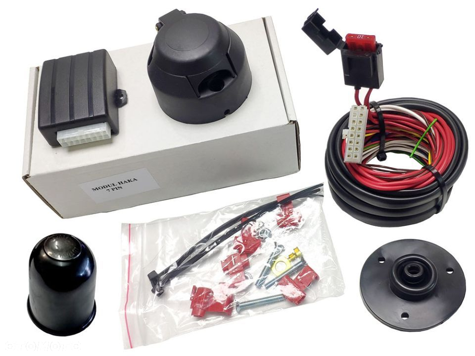 HAK HOLOWNICZY + MODUŁ +WIĄZKA + GNIAZDO 7PIN + ADAPTER 7/13P AUDI A5 COUPE 8T 2007-2015 - 8