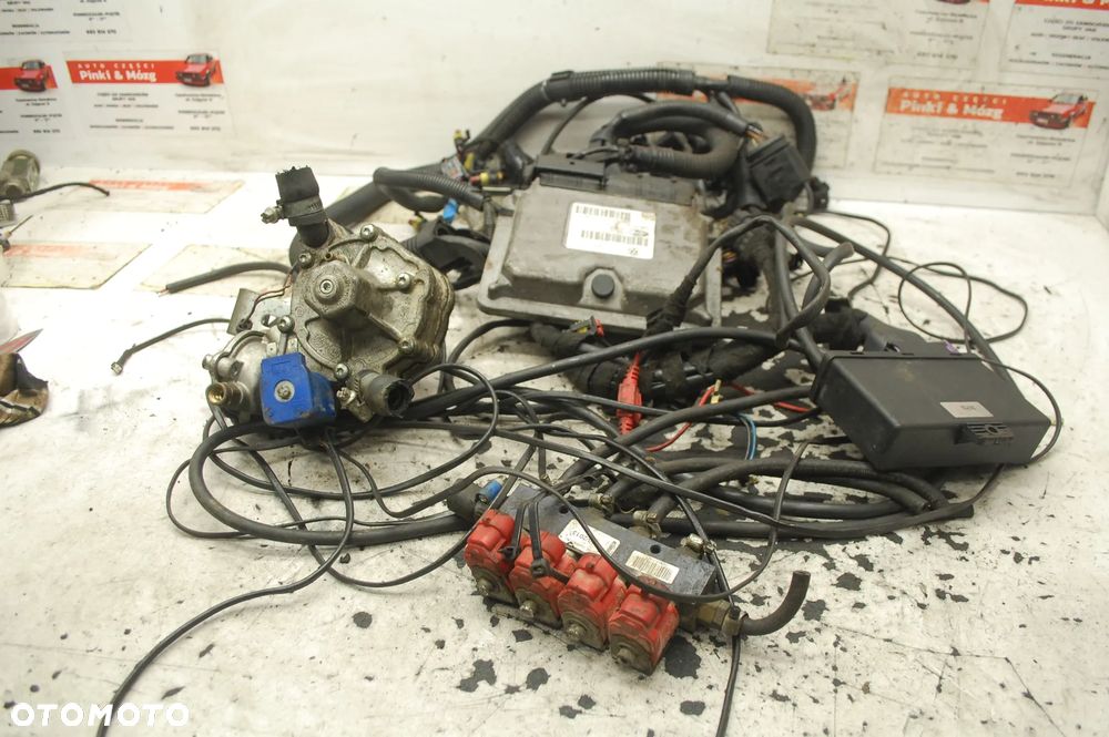 INSTALACJA GAZOWA KOMPLETNA + WIĄZKA SILNIKA + KOMPUTER SEAT IBIZA III 1.4 16V VW POLO IV 036906034AH 67R-015765 AG COMPACT - 1