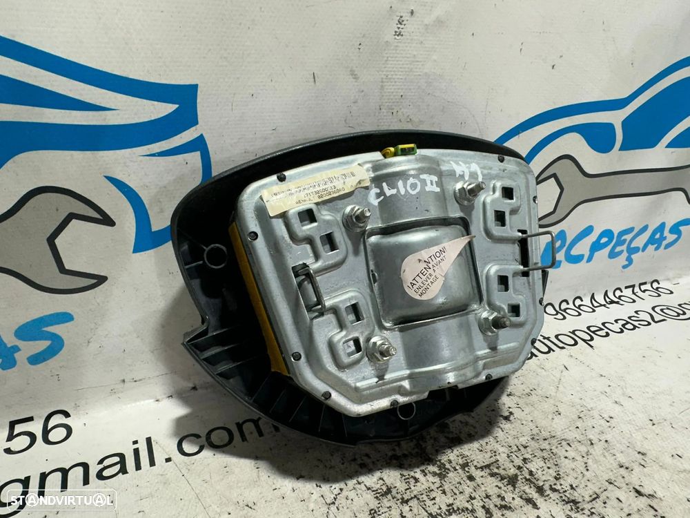 .Airbag Volante Guiador Original Renault Clio 2 MK2 8200236060 2001 - 2009 - 6