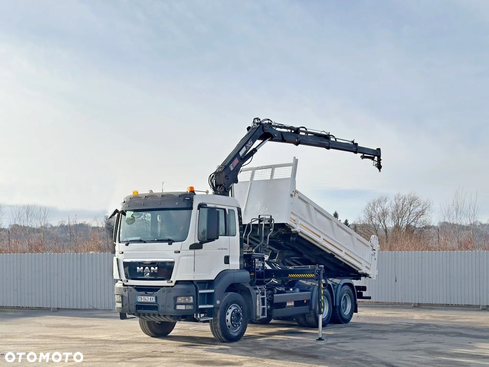 MAN TGS 26.400 *WYWROTKA 5,30m * HIAB 144 B - 3 HIDUO + PILOT * 6x4 - 2