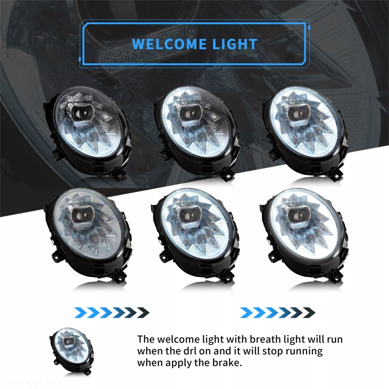 Reflektory Lampy kpl Full Led Vland Dynamiczne Mini Cooper f54 f55 f56 f57 - 5