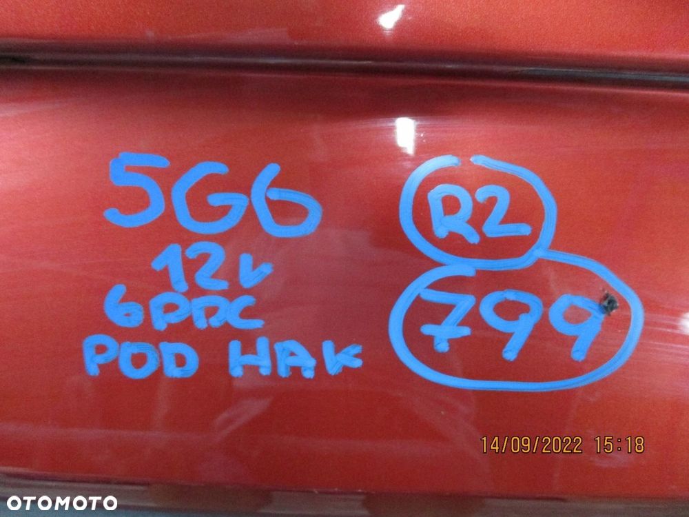 Zderzak VW Golf 7 5G0 6 PDC POD HAK TYŁ - 10