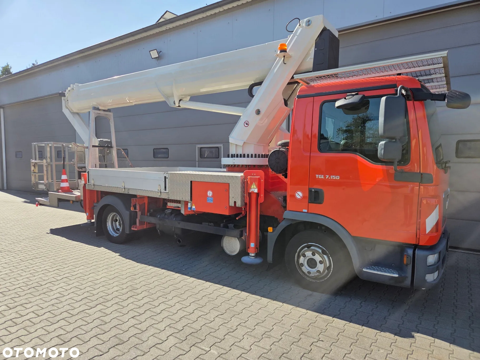 MAN TGL 7.150 - 33 m RUTHMANN T 330 Podnośnik koszowy montażowy ZWYŻKA WUMAG Palfinger jak WT 300 GSR Multitel Bronto Skylift Teupen Omme JLG Genie UDT - 6